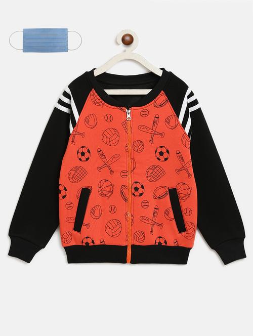 orange fleece sweatshirt - 17377806 - Very Small Image - 1