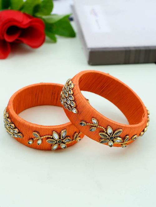 orange metal bangle - 17377915 - Very Small Image - 1