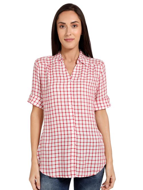 roll up sleeved checkered shirt - 17377956 - Very Small Image - 1
