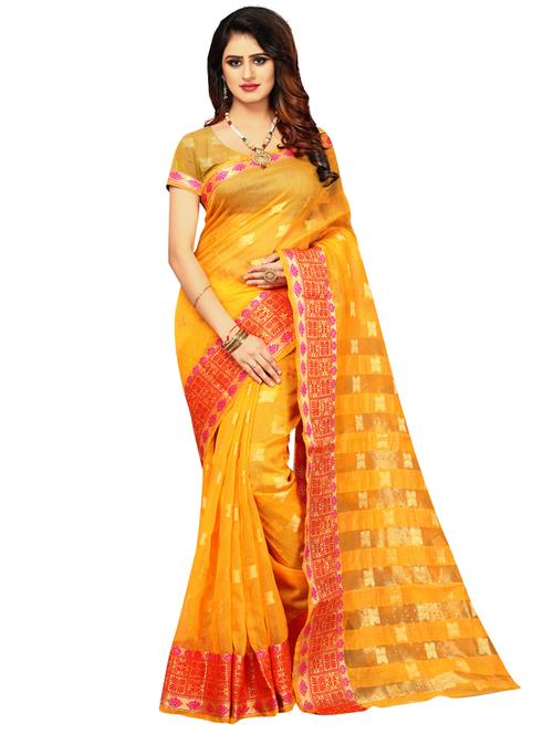 ethnic motif woven saree - 17379504 - Very Small Image - 1