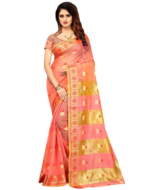 ethnic motif woven saree - 17379516 - Very Small Image - 1