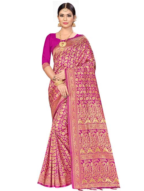 zari work woven saree - 17379782 - Very Small Image - 1
