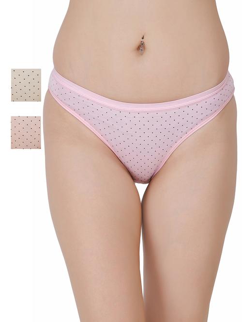 set of 3 polka dot bikini panty - 17382069 - Very Small Image - 1
