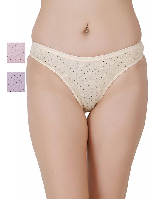 set of 3 polka dot bikini panty - 17382090 - Very Small Image - 1