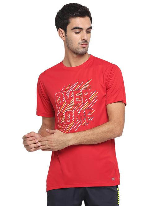 red printed t-shirt - 17383604 - Very Small Image - 1