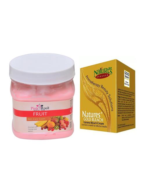 pink root fruit cream 500ml with nature's essence 43g gold bleach - 17383847 - Very Small Image - 1