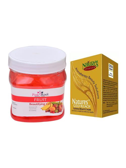 pink root fruit gel 500ml with nature's essence 43g gold bleach - 17383848 - Very Small Image - 1