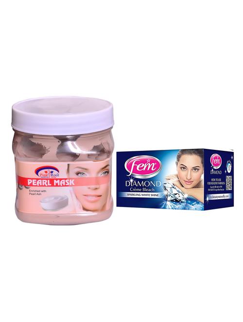 pink root pearl mask 500ml with fem diamond creme bleach - 17383973 - Very Small Image - 1