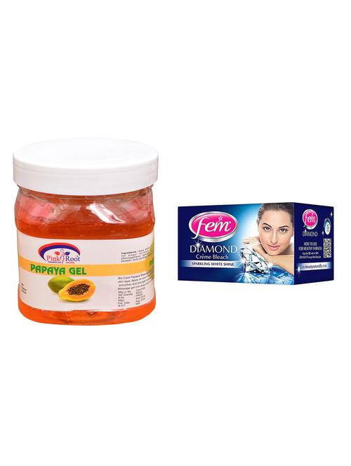 pink root papaya gel 500ml with fem diamond bleach - 17384046 - Very Small Image - 1
