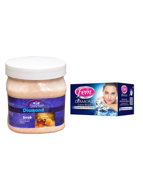 pink root diamond scrub 500ml with fem diamond bleach - 17384054 - Very Small Image - 1