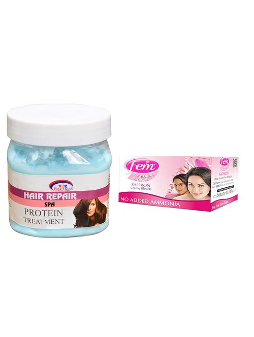 pink root hair repair spa 500ml with fem saffron bleach - 17384108 - Very Small Image - 1