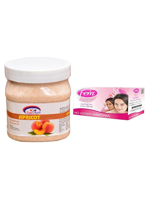 pink root apricot scrub 500ml with fem saffron bleach - 17384116 - Very Small Image - 1