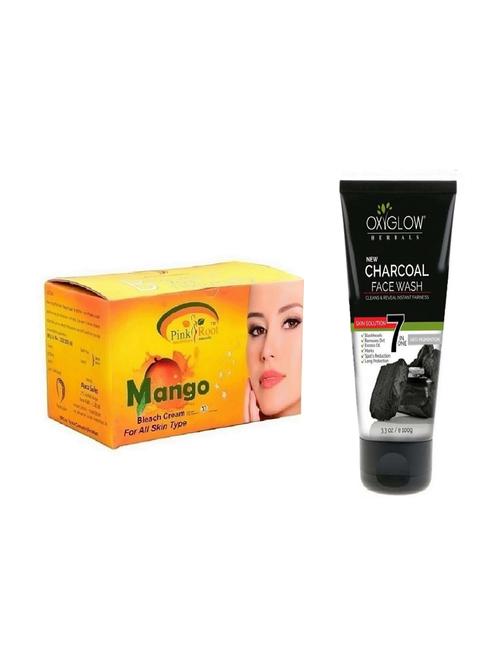 pink root mango bleach 250g with oxyglow charcoal face wash - 17384246 - Very Small Image - 1