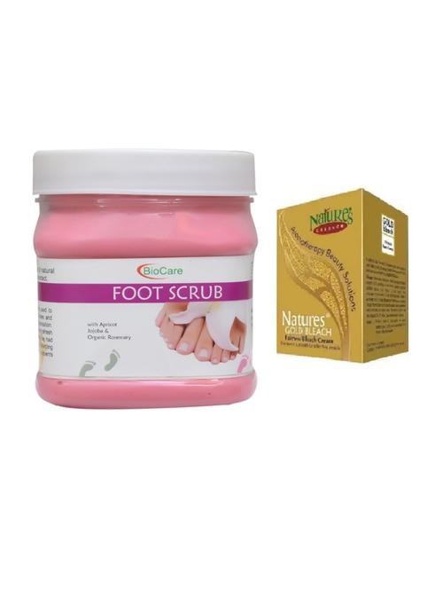 biocare foot scrub 500gm with natures gold bleach 50g - 17384353 - Very Small Image - 1