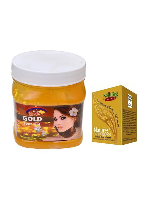 pink root gold gel 500ml with nature's essence 43g gold bleach - 17384481 - Very Small Image - 1
