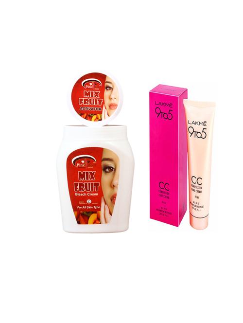 pink root fruit bleach 1kg with lakme 9to5 cc cream - 17384535 - Very Small Image - 1