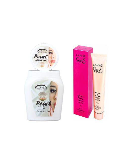 pink root pearl bleach 1kg with lakme 9to5 cc cream - 17384547 - Very Small Image - 1