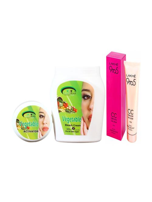 pink root vegetable bleach 1kg with lakme 9to5 cc cream - 17384549 - Very Small Image - 1