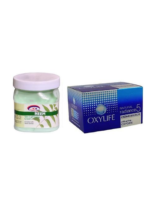 pink root neem cream 500ml with oxylife crème bleach natural radiance5 - 17384583 - Very Small Image - 1