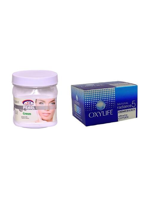 pink root pearl cream 500ml with oxylife crème bleach natural radiance5 - 17384585 - Very Small Image - 1