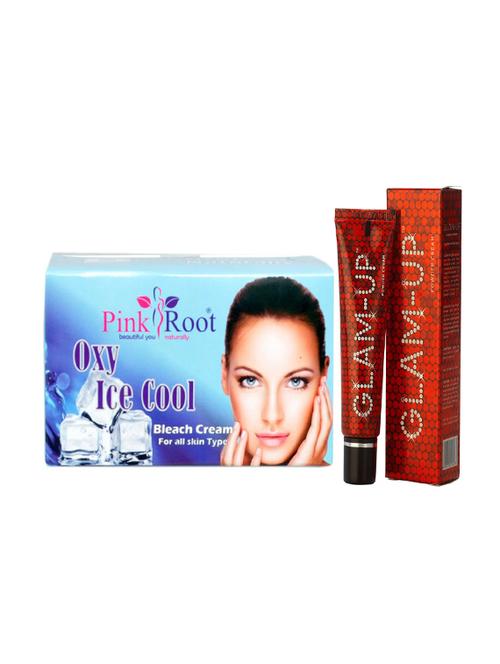 pink root oxy ice cool bleach 250gm with glam up - 17384710 - Very Small Image - 1