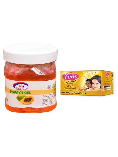 pink root papaya gel 500ml with fem gold bleach - 17384888 - Very Small Image - 1