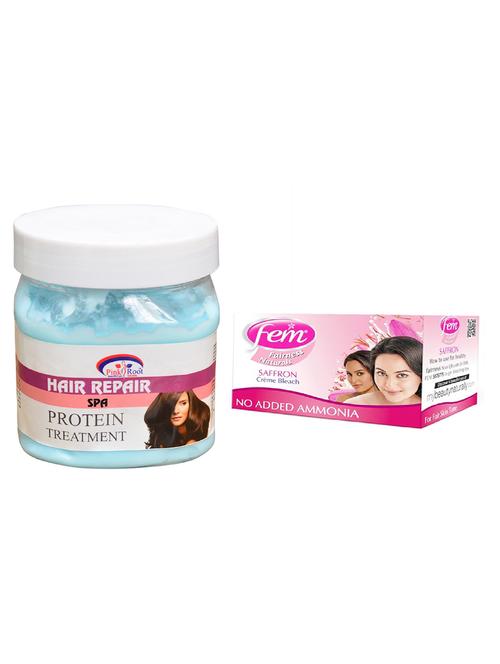 pink root hair repair spa 500ml with fem saffron bleach - 17384917 - Very Small Image - 1
