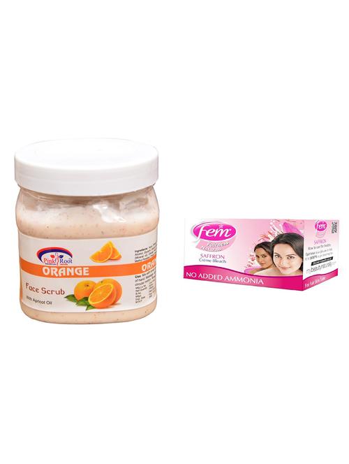 pink root orange scrub 500ml with fem saffron bleach - 17384934 - Very Small Image - 1
