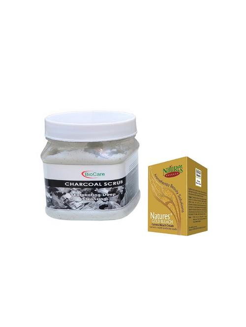 biocare charcoal scrub 500gm natures essence gold belach 50g - 17385201 - Very Small Image - 1