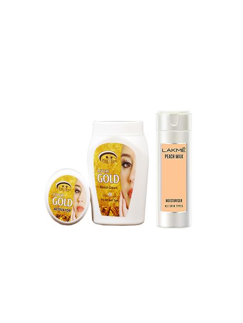 pink root gold bleach 1kg with lakme peach milk moisturiser lotion - 17385240 - Very Small Image - 1