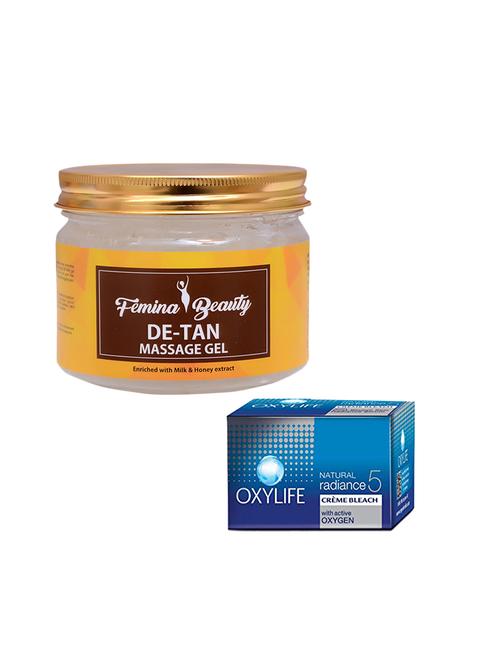 femina beauty de-tan gel with oxylife bleach - 17385333 - Very Small Image - 1