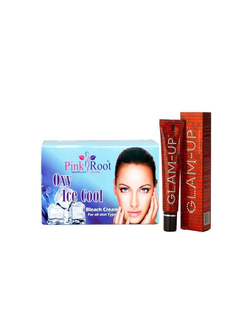 pink root oxy ice cool bleach 250gm with glam up - 17385368 - Very Small Image - 1