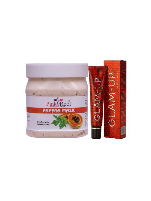pink root papaya mask with glam up - 17385644 - Very Small Image - 1