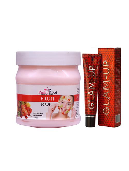 pink root fruit scrub with glam up - 17386118 - Very Small Image - 1