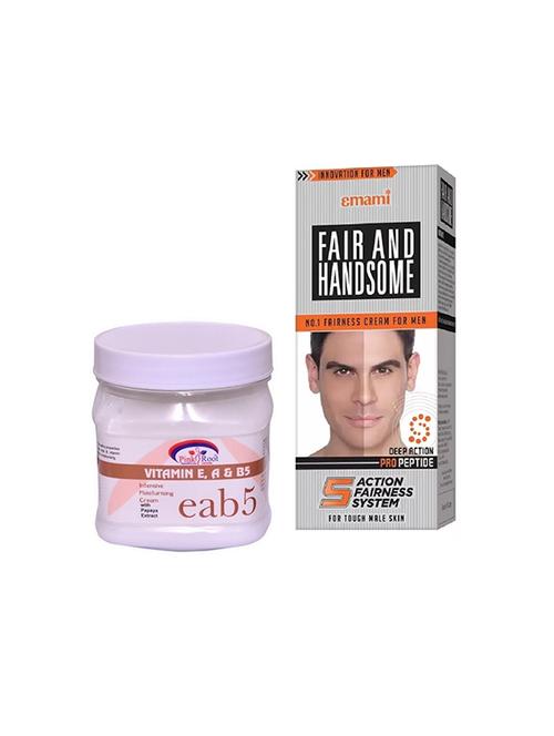 pink root vitamin eab5 cream 500ml with emami fair & handsome 30g - 17386354 - Very Small Image - 1