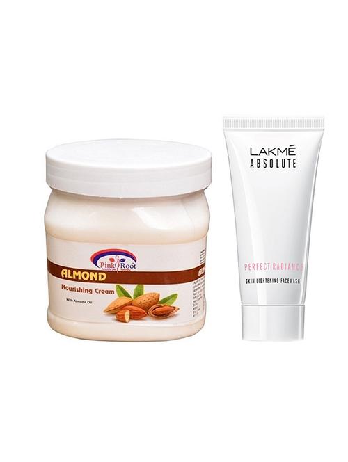 pink root almond cream 500gm with lakme absolute face wash - 17386623 - Very Small Image - 1
