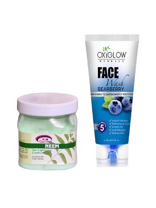 pink root neem cream 500ml with oxyglow bearberry face wash - 17386957 - Very Small Image - 1