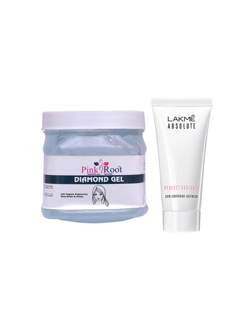pink root diamond gel 500gm with lakme absolute face wash - 17387105 - Very Small Image - 1