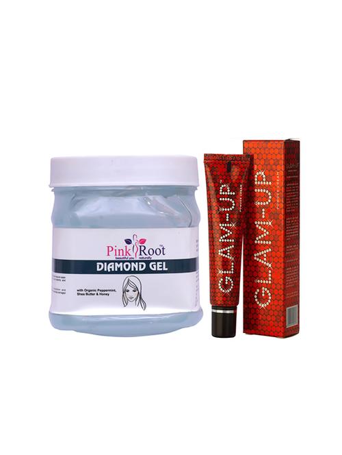 pink root diamond gel with glam up - 17387194 - Very Small Image - 1