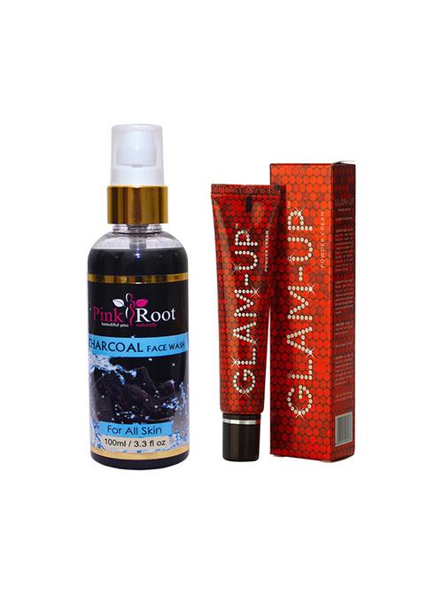 pink root charcoal face wash with glam up - 17387208 - Very Small Image - 1