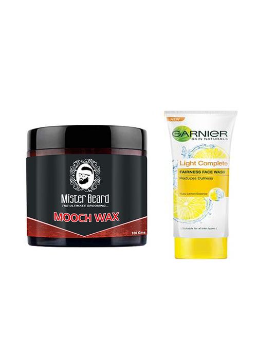 mister beard mooch wax with garnier light complete fairness face wash - 17387281 - Very Small Image - 1