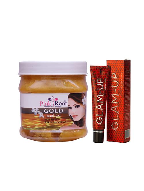 pink root gold gel with glam up - 17387874 - Very Small Image - 1