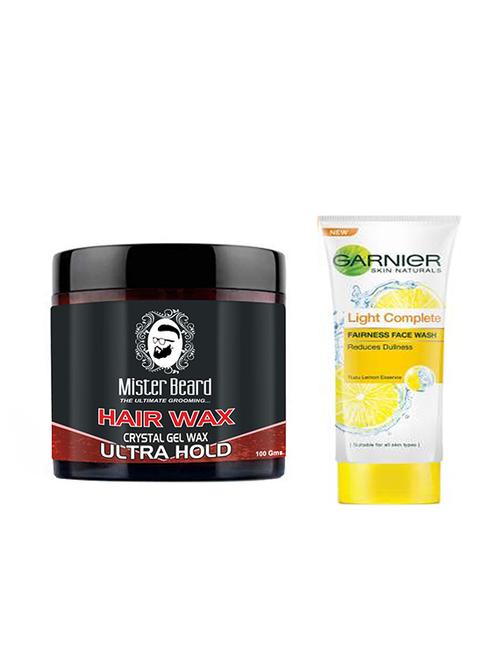 mister beard hair wax ultra hold with garnier light complete fairness face wash - 17387920 - Very Small Image - 1