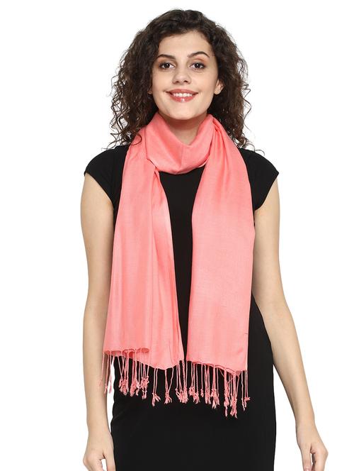 pink viscose stole - 17388516 - Very Small Image - 1