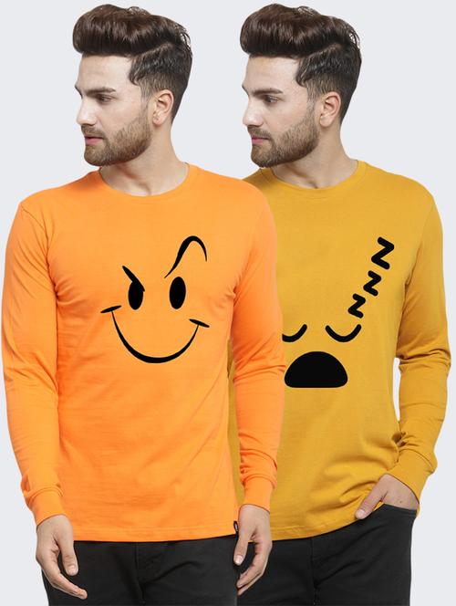multi colored printed t-shirts combo - 17389758 - Very Small Image - 1