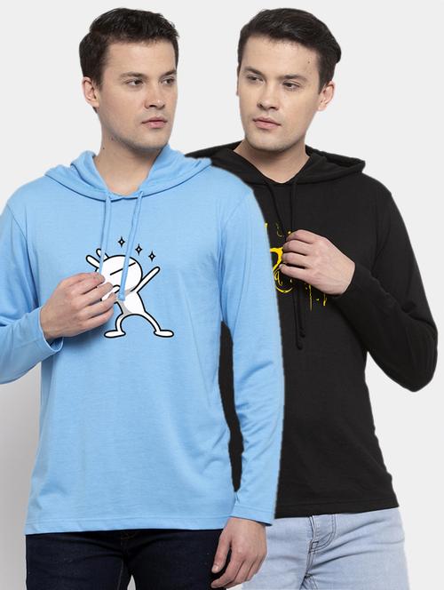 multi colored printed t-shirts combo - 17390134 - Very Small Image - 1