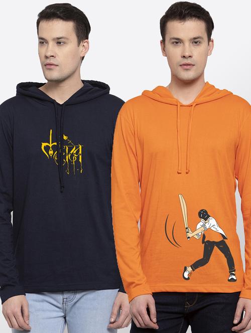 multi colored printed t-shirts combo - 17390210 - Very Small Image - 1