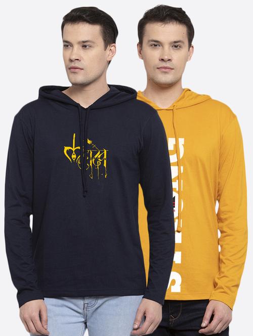 multi colored printed t-shirts combo - 17390296 - Very Small Image - 1