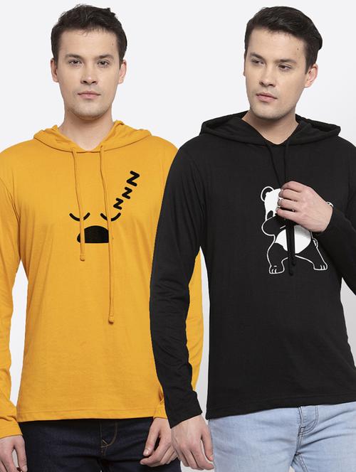 multi colored printed t-shirts combo - 17390458 - Very Small Image - 1