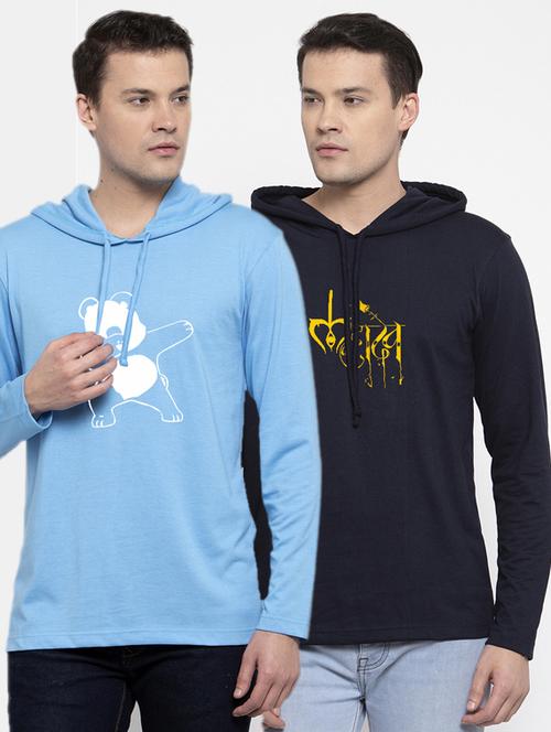 multi colored printed t-shirts combo - 17390489 - Very Small Image - 1